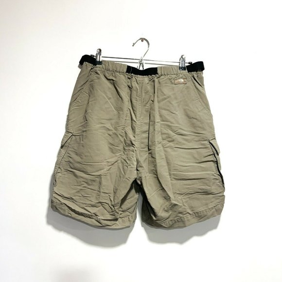 [SOLD]The North Face Men’s Medium Belted Nylon Cargo Shorts Khaki Hiking Outdoor - Picture 2 of 6